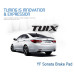 tuix brake pad set kit hyundai sonata yf 2009-15